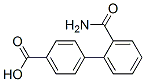 4-(2-Carbamoylphenyl)benzoic acid Struktur