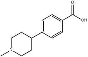 4-(1-Methylpiperidin-4-yl)benzoic acid Struktur