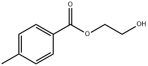 Benzoic acid, 4-Methyl-, 2-hydroxyethyl ester Struktur