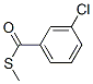 3-Chloro(thiobenzoic acid)S-methyl ester Struktur