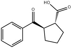 TRANS-2-BENZOYLCYCLOPENTANE-1-CARBOXYLIC ACID Struktur