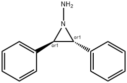 trans-1-Amino-2,3-diphenylaziridine Struktur