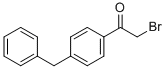 2-BROMO-1-(4-BENZYL-PHENYL)-ETHANONE Struktur