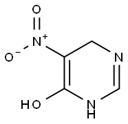 4-Pyrimidinol,1,6-dihydro-5-nitro- Struktur