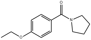 Pyrrolidine, 1-(4-ethoxybenzoyl)- (9CI) Struktur