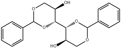 1,3:4,6-DI-O-BENZYLIDENE-D-MANNITOL Struktur