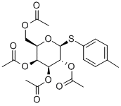 4-Methylphenyl2,3,4,6-tetra-O-acetyl-b-D-thiogalactopyranoside Struktur