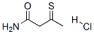 3-thioxobutyramide hydrochloride Struktur