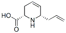 2-Pyridinecarboxylicacid,1,2,3,6-tetrahydro-6-(2-propenyl)-,(2S,6S)-(9CI) Struktur