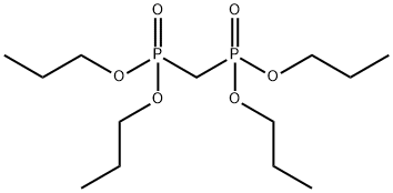 Methylenebisphosphonic acid tetrapropyl ester Struktur