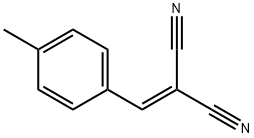 2-(4-METHYLBENZYLIDENE)-MALONONITRILE Struktur