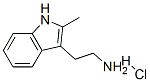 2-methyl-1H-indole-3-ethylamine monohydrochloride Struktur