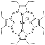 2,3,7,8,12,13,17,18-OCTAETHYL-21H,23H-PORPHINE MANGANESE(III) CHLORIDE Struktur