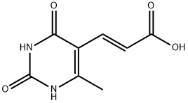 3-(2,4-dioxo-6-methyl-5-pyrimidinyl)acrylic acid Struktur