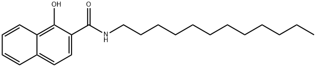 N-DODECYL-1-HYDROXY-2-NAPHTHALENE-CARBOX AMIDE, TECH., 90% Struktur