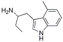 1-(4-Methyl-1H-indol-3-yl)butan-2-aMine Struktur