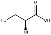 (2S)-2,3-dihydroxypropanoic acid Struktur