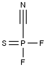 Cyanodifluorophosphine sulfide Struktur