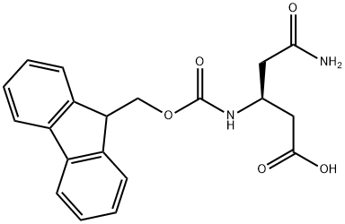 N-BETA-FMOC-L-BETA-GLUTAMINE Struktur