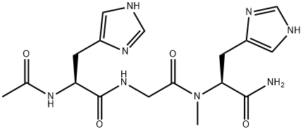 AC-HIS-GLY-HIS-NHME Struktur