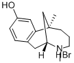 2,3,4,5,6,7-Hexahydro-3,7-alpha-dimethyl-2,7-methano-1H-3-benzazonin-9 -ol hydrobromide Struktur