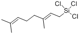 TRICHLORO-((E)-3,7-DIMETHYL-OCTA-2,6-DIENYL)-SILANE Struktur