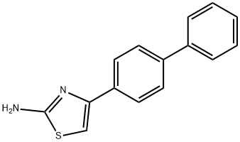 2-氨基-4-(4-聯(lián)苯基)噻唑, 2834-79-9, 結(jié)構(gòu)式