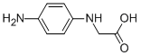 N-(4-Aminophenyl)glycine Struktur