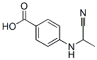 Benzoic acid, p-[(1-cyanoethyl)amino]- (8CI) Struktur