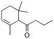 1-(2,6,6-trimethyl-2-cyclohexen-1-yl)butan-1-one  Struktur