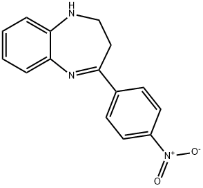 4-(4-NITRO-PHENYL)-2,3-DIHYDRO-1H-BENZO[B][1,4]DIAZEPINE Struktur