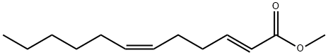 methyl (2E,6Z)-dodeca-2,6-dienoate Struktur