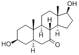 5-ALPHA-ANDROSTAN-3-BETA, 17-BETA-DIOL-7-ONE Struktur