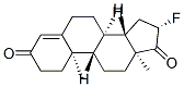 (8R,9S,10R,13S,14S,16S)-16-fluoro-10,13-dimethyl-2,6,7,8,9,11,12,14,15 ,16-decahydro-1H-cyclopenta[a]phenanthrene-3,17-dione Struktur