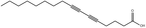 5,7-HEXADECADIYNOIC ACID Struktur