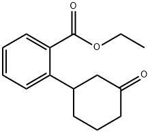 ETHYL 2-(3-OXOCYCLOHEXYL)BENZOATE Struktur