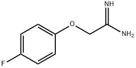 2-(4-FLUORO-PHENOXY)-ACETAMIDINE Struktur