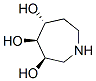 1H-Azepine-3,4,5-triol, hexahydro-, (3R,4S,5R)- (9CI) Struktur