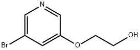 5-BROMO-3-(2-HYDROXYETHOXY)-PYRIDINE Struktur