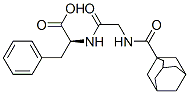 N-[N-(1-Adamantylcarbonyl)glycyl]-3-phenyl-L-alanine Struktur