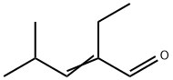 2-Ethyl-4-methyl-2-pentenal Struktur