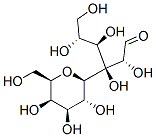 3-beta-Galactopyranosyl glucose Struktur