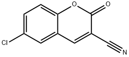 6-Chloro-3-cyanocoumarin Struktur