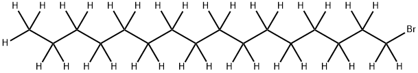 1-BROMOHEXADECANE-D33 Struktur