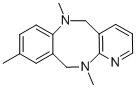 6,9,12-TRIMETHYL-5,6,11,12-TETRAHYDRO-1,6,12-TRIAZA-DIBENZO[A,E]CYCLOOCTENE Struktur