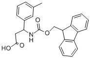 N-FMOC-3-AMINO-3-M-TOLYL-PROPIONIC ACID Struktur