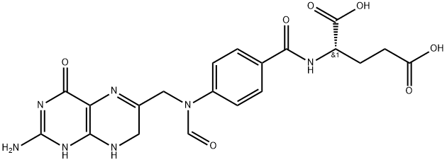 10-formyldihydrofolate Struktur