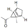 Ethanone, 1-(2-methyltricyclo[3.2.1.02,4]oct-6-en-3-yl)-, (1alpha,2alpha,3alpha,4alpha,5alpha)- Struktur