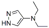 N,N-diethyl-1H-pyrazol-4-amine Struktur