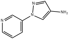 1-pyridin-3-ylpyrazol-4-amine Struktur